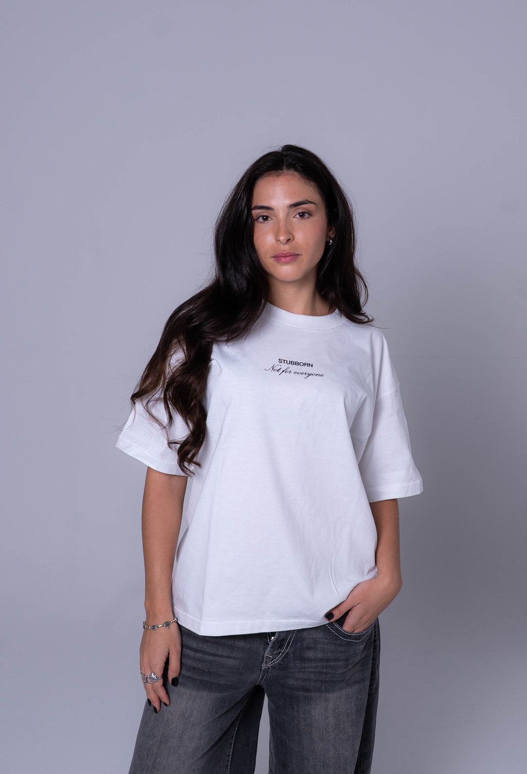 Camiseta Angels Blanca - Negra