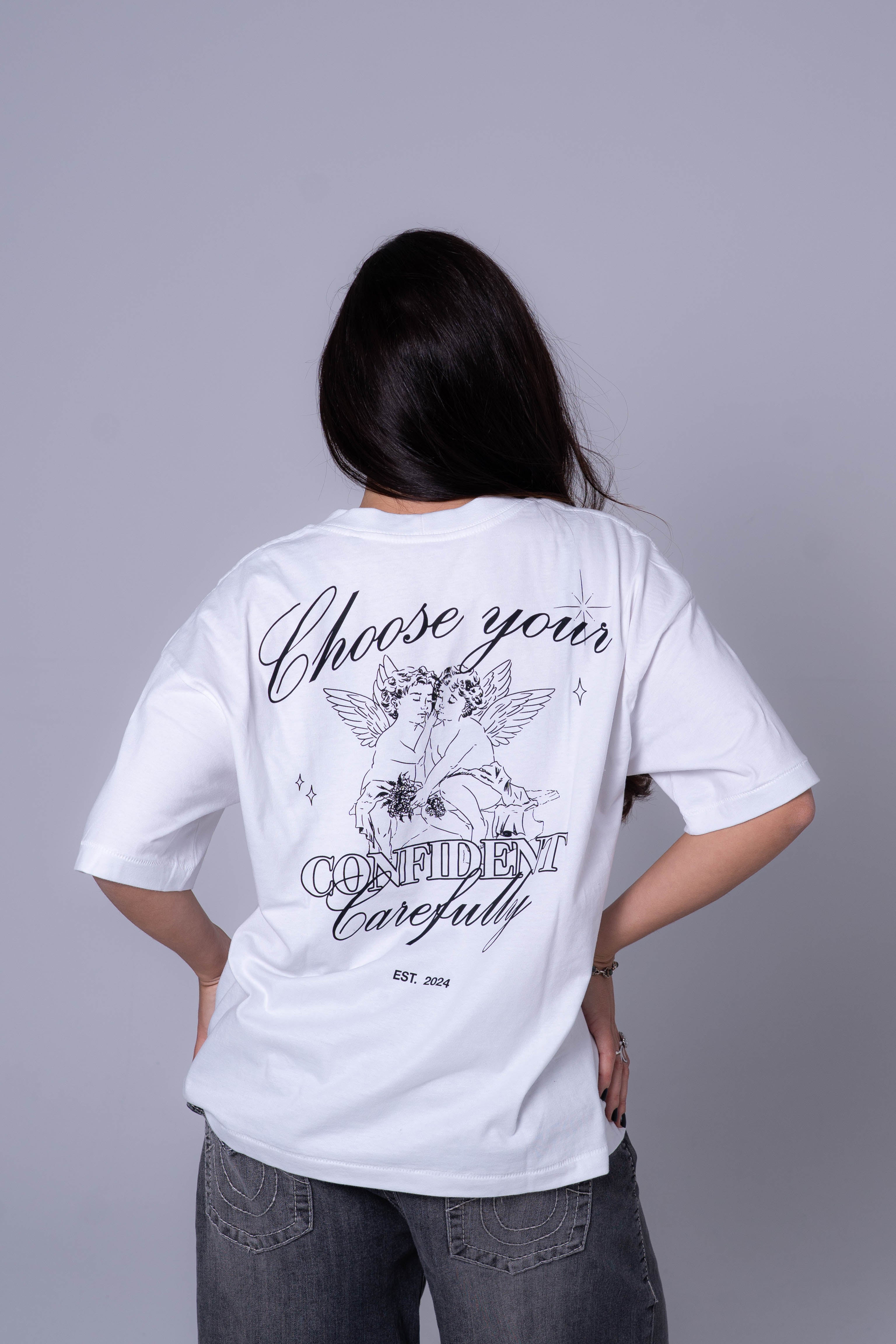 Camiseta Angels Blanca - Negra