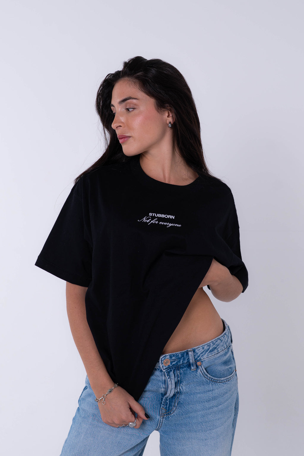 Camiseta Angels Negra - Blanca