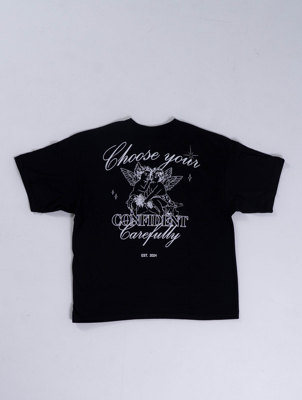 Camiseta Angels Negra - Blanca