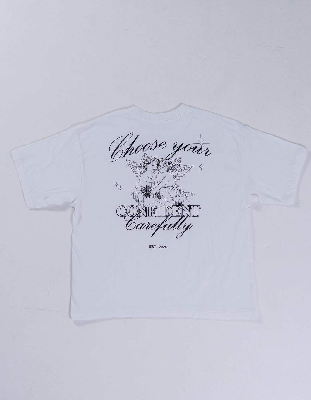 Camiseta Angels Blanca - Negra