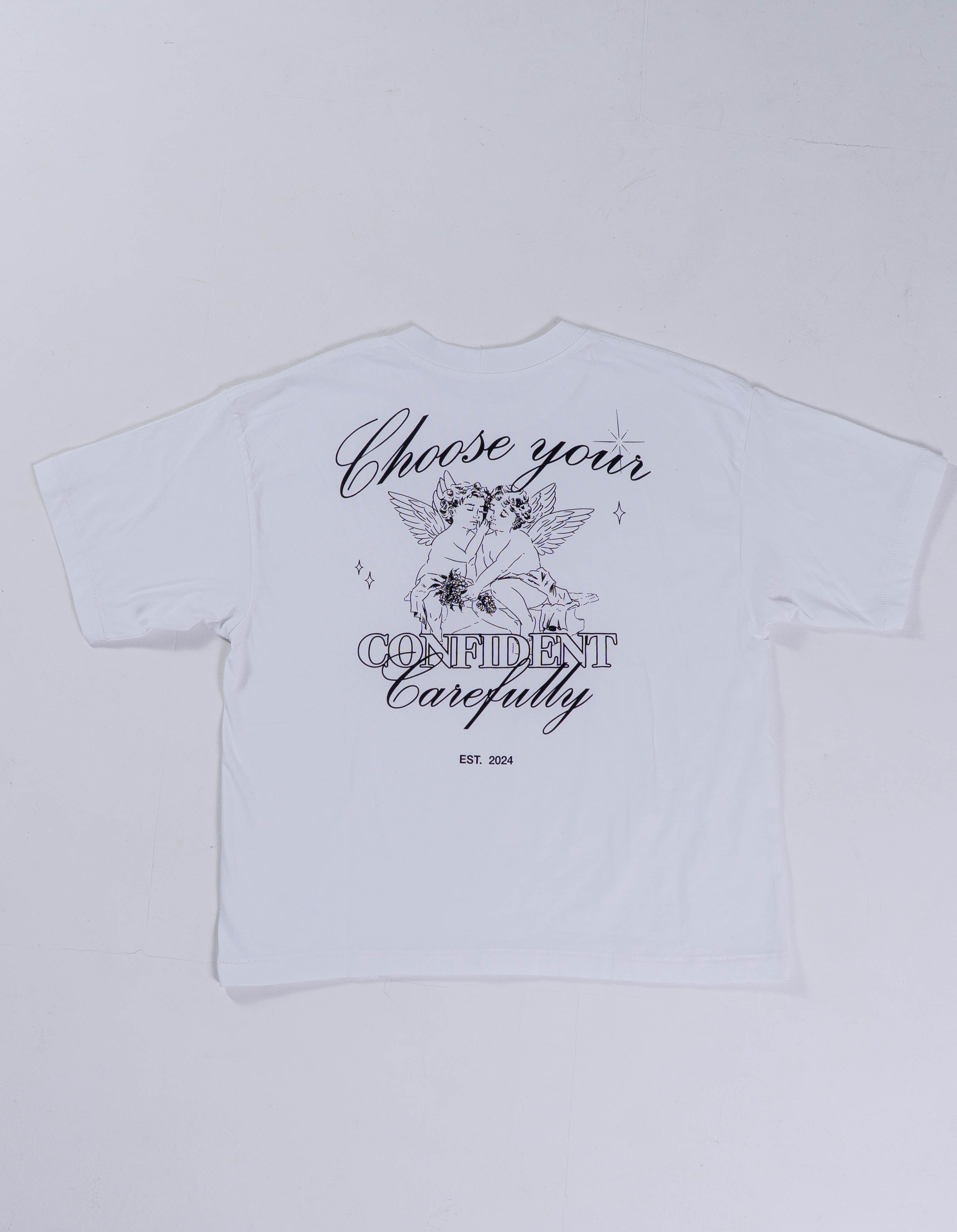 Camiseta Angels Blanca - Negra