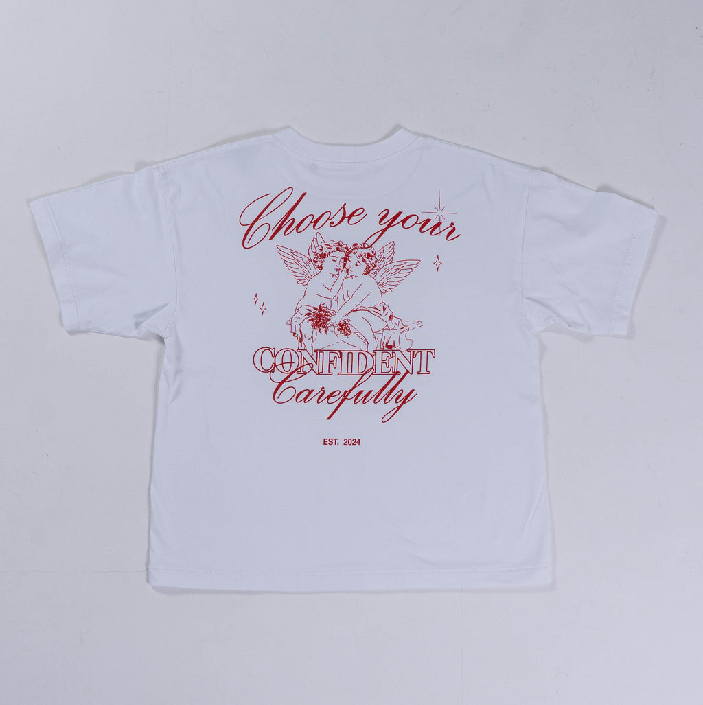 Camiseta Angels Blanca - Roja