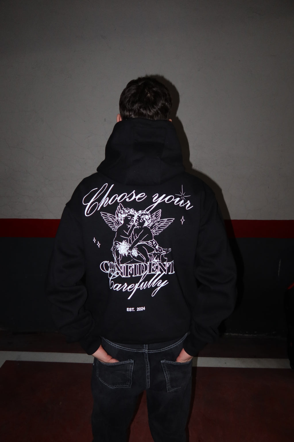 Sudadera Con Capucha Negra
