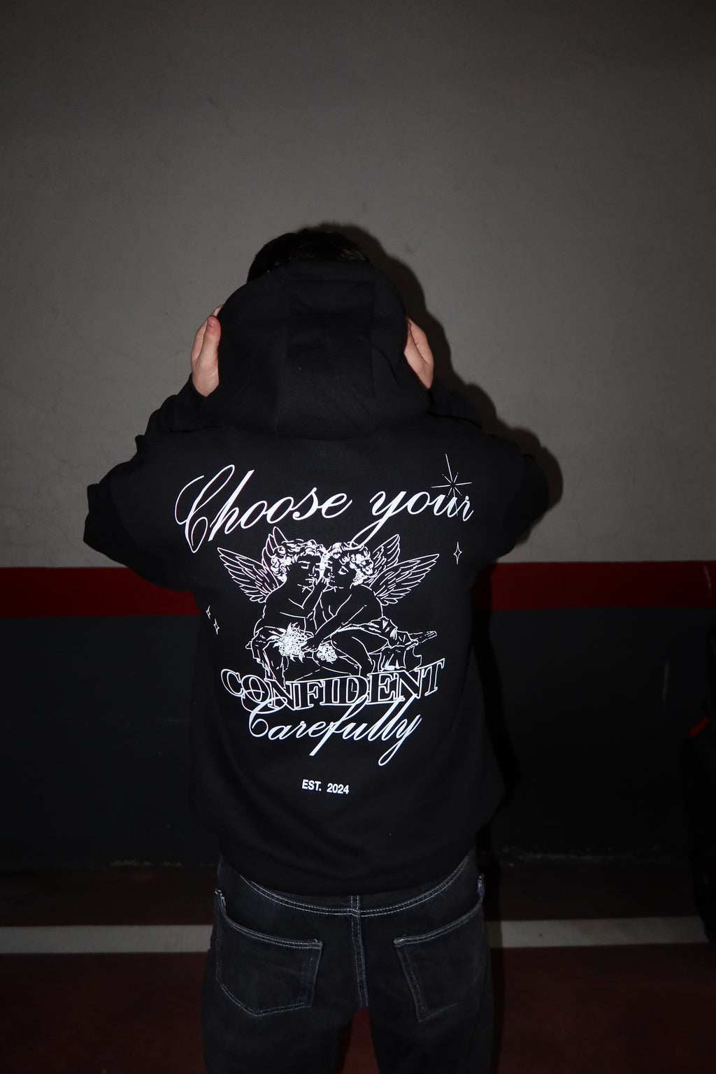 Sudadera Con Capucha Negra
